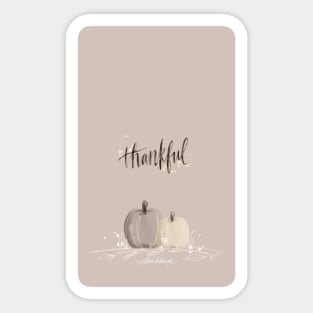 Thanksful Giving Day Sticker